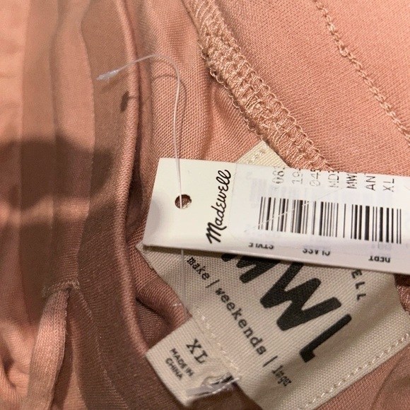 Madewell Modal-Blend Drawstring Shorts - in Antique - Picture 3 of 3